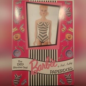 Vintage Barbie Paperdoll Set. 1956 Blonde Ponytail Barbie Unopened.